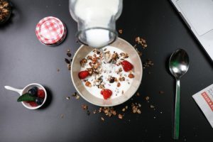 breakfast milk oats